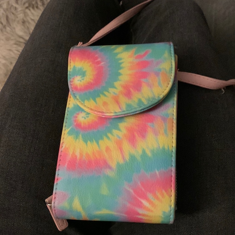 cute tie-dye purse/crossbody bag